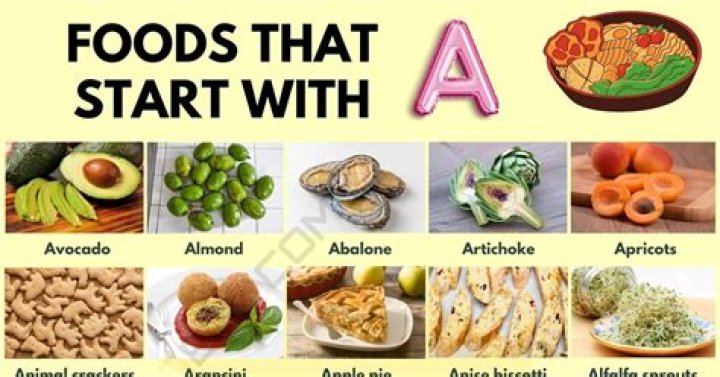 What snacks start with a?