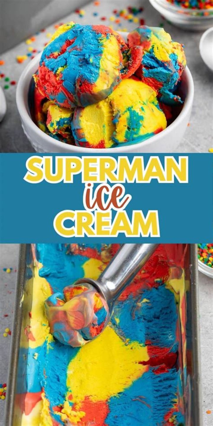 What states can you buy Superman ice cream?