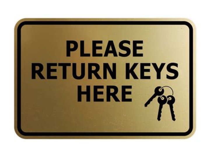 What to do if you leave your key safe empty?