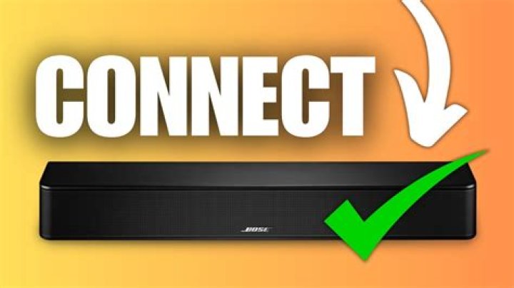 What to do if your Bose sound bar is not connecting to your TV?