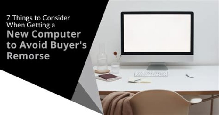 What to do when you bought a new computer?
