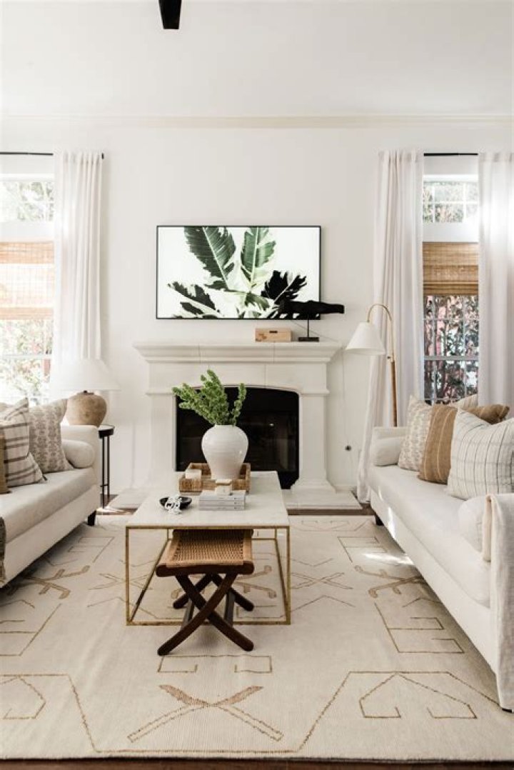 What to put on white walls in living room?
