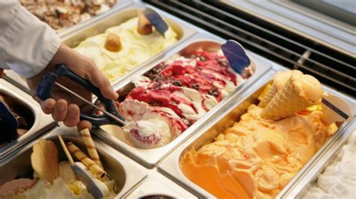 What year was the first ice cream parlor opened?