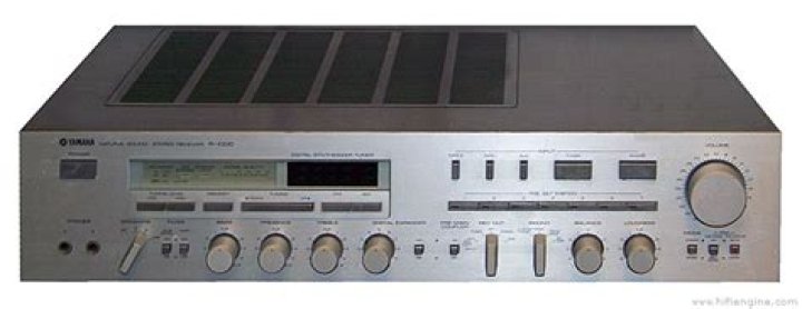 When did the Yamaha R-1000 stereo receiver come out?