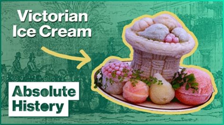 When did Victorians invented icecream?