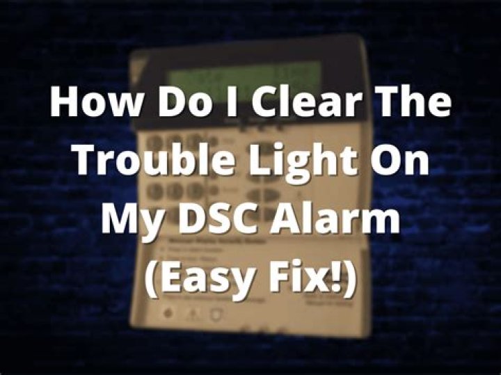 When do I get the trouble light from a DSc panel?