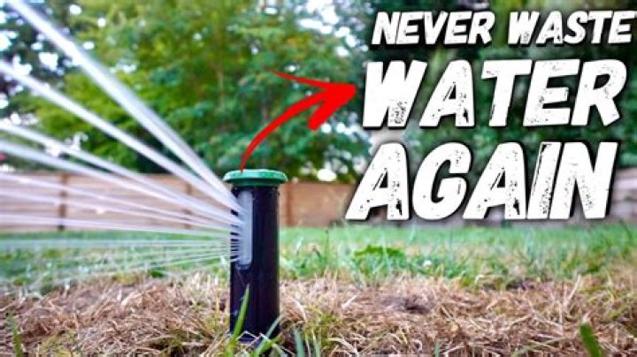 When should you use a sprinkler system?
