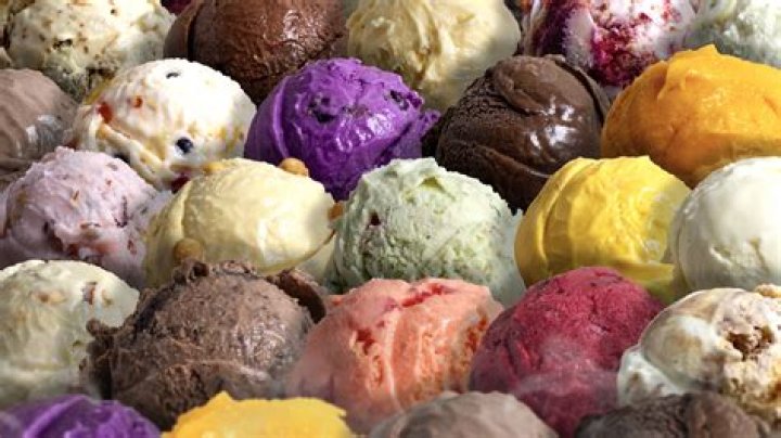 When was chocolate ice cream invented?