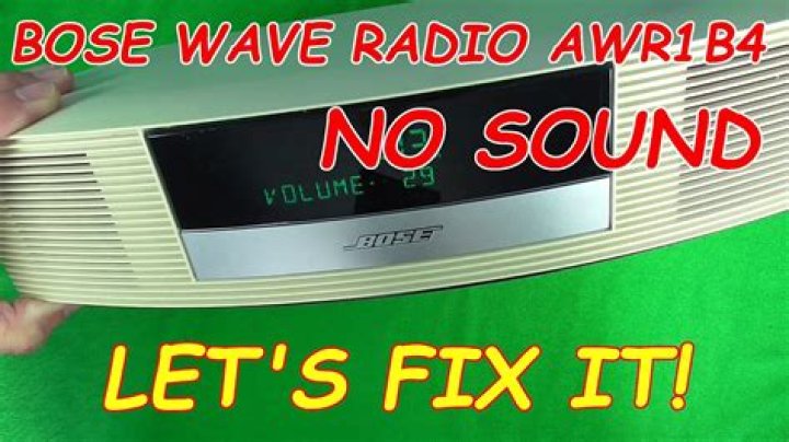 Where are the caution marks on a Bose Wave Radio?