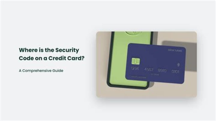Where can I find my credit card security code?