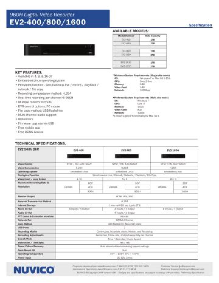 Where can I find the nuvico ev-400 instruction manual?