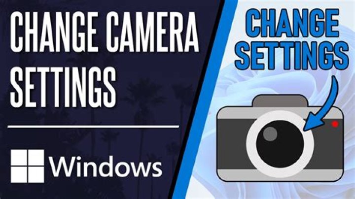Where do I find advanced settings for my webcam?