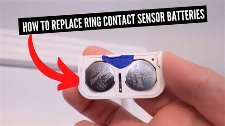 Where do you put the contact sensor on a ring alarm?
