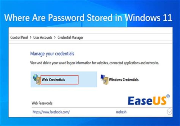 Where is my Windows password stored?