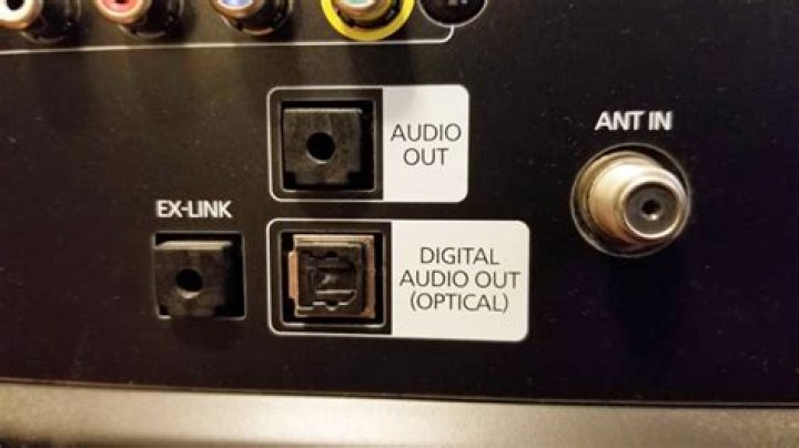 Where is the audio out on a Panasonic TV?