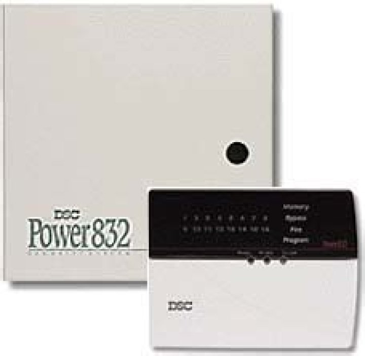 Where is the DSC power832 control panel located?
