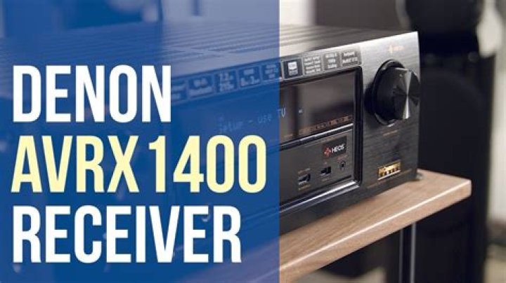 Where is the IR port on an AVR x1400h?