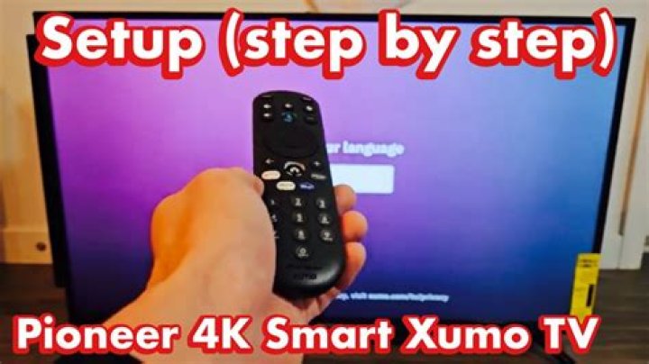Where is the power button on Pioneer TV?