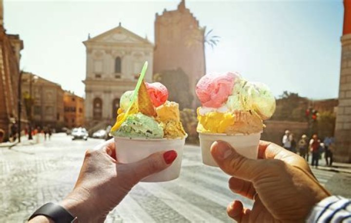 Where was ice cream invented in Italy?