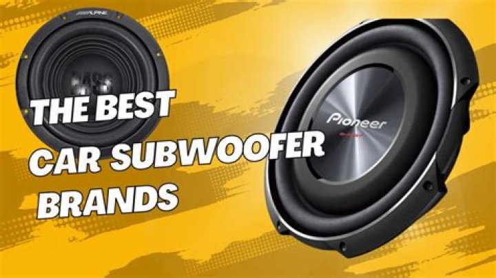 Which is the best subwoofer in the market?