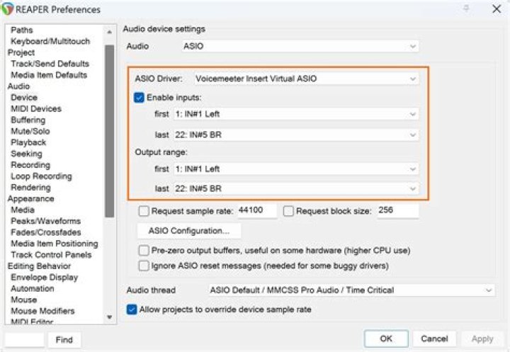 Which is the default Symm setting in mcacc M1?
