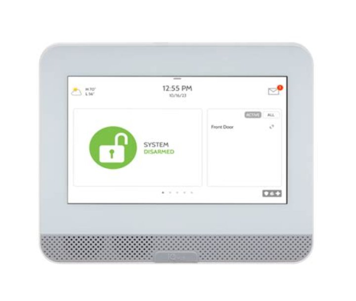 Which is the latest wireless alarm panel from DSC?
