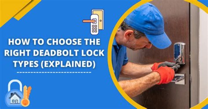Which way is locked on a deadbolt?