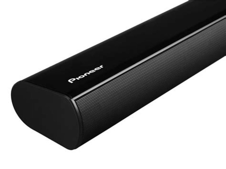 Who is the designer of the Pioneer sound bar?