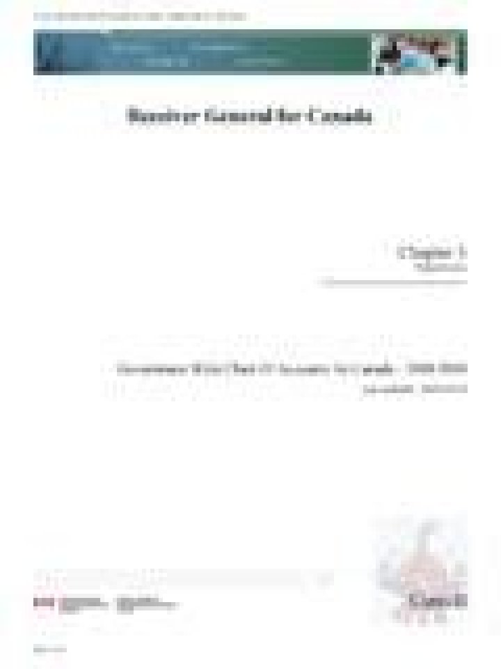 Who is the Receiver General for the Government of Canada?