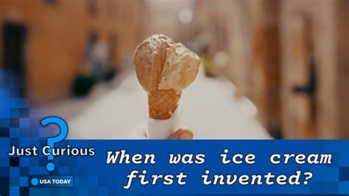 Who was the first person who invented ice cream?