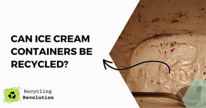 Why are ice cream containers not recyclable?