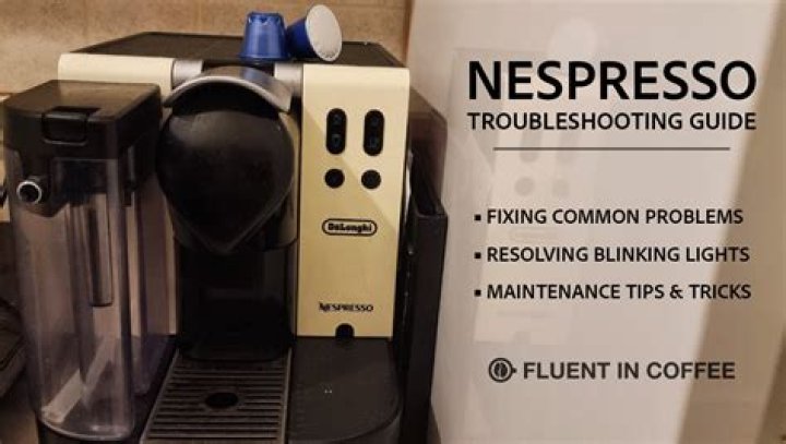 Why are the lights on my Nespresso machine not working?