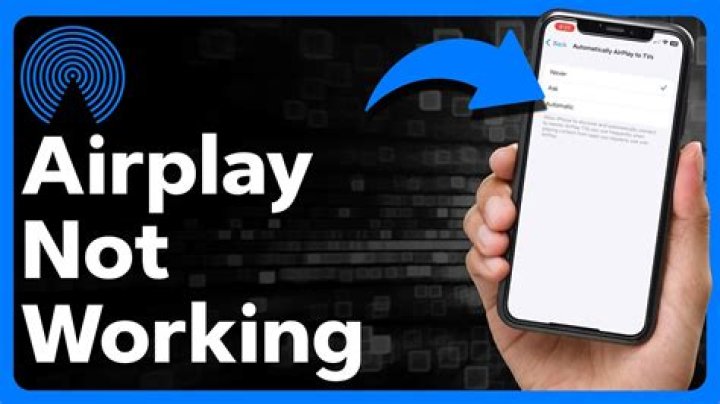 Why did AirPlay stop working?