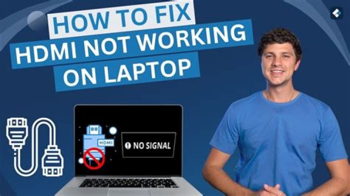 Why did my HDMI suddenly stop working?
