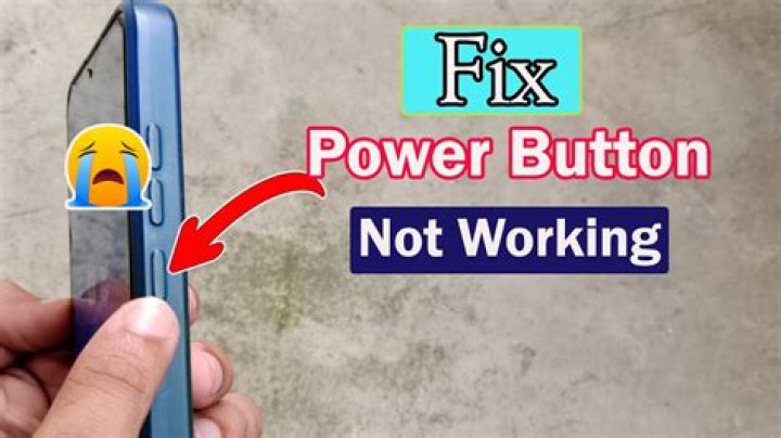 Why did my power button suddenly stop working?