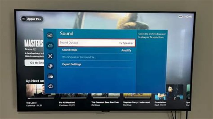 Why do I have no sound on my Samsung TV?