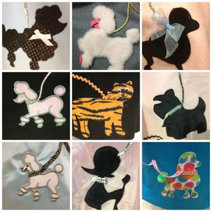 Why do poodle skirts have poodles?