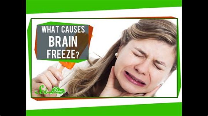Why do you get brain freeze when you eat ice cream too fast?