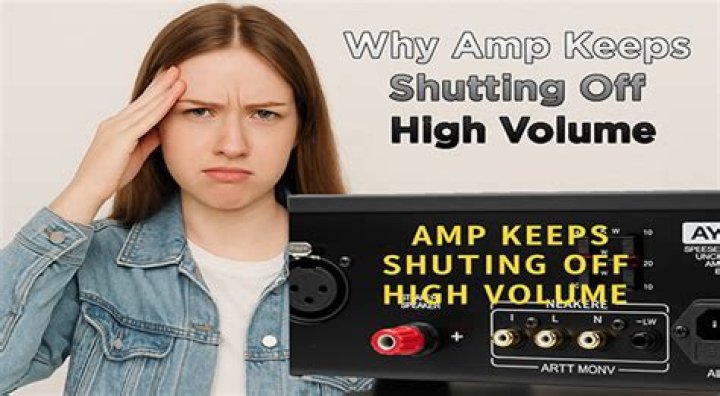 Why does my AVR shut off at high volume?