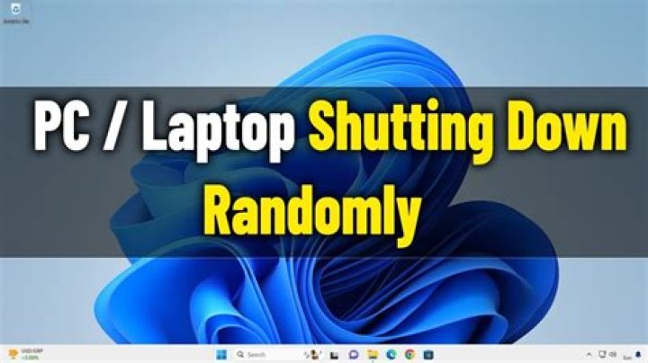 Why does my computer keep shutting down after a few minutes?