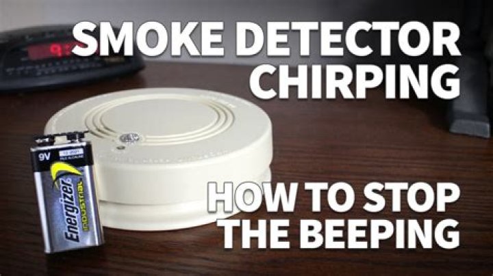 Why does my fire alarm keep beeping after I change the battery?