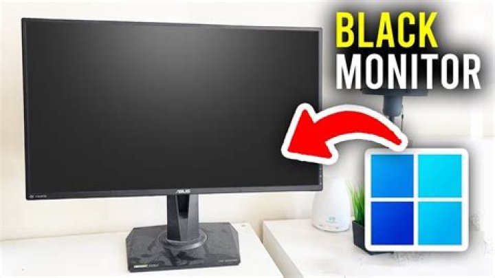 Why does my monitor occasionally go black?