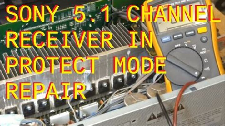 Why does my Sony receiver keep going into protect mode?