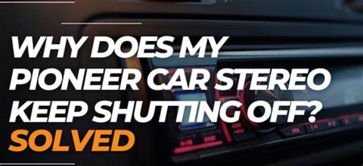 Why does my stereo shut off when I turn it up?
