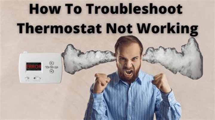 Why does my thermostat not respond to temperature change?