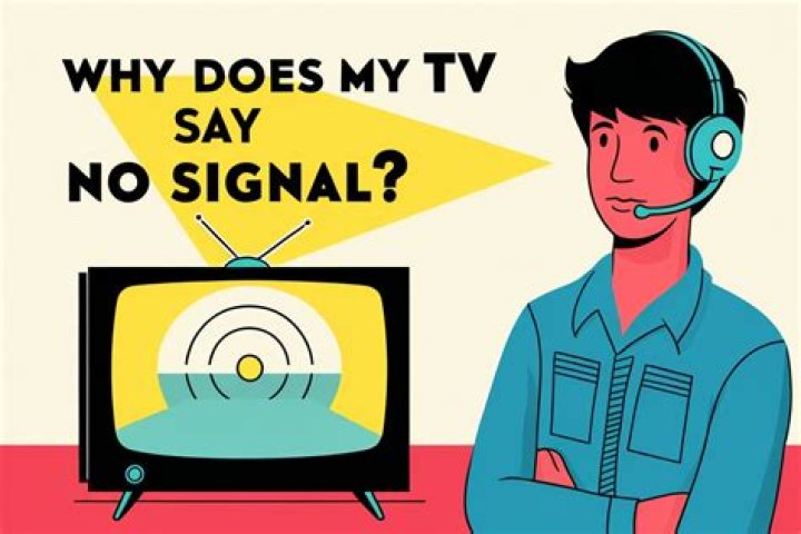 Why does my TV say no signal with Apple TV?