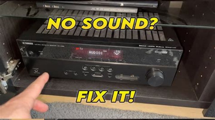 Why does my Yamaha AVR say HDMI out?