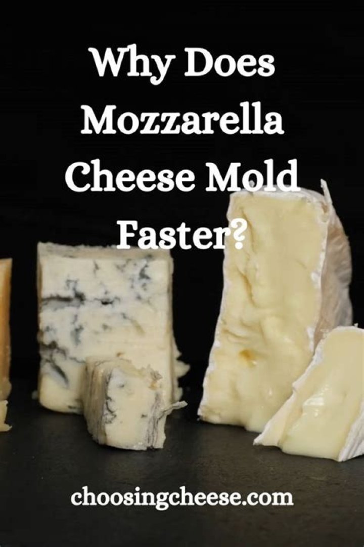 Why does sliced cheese mold faster?