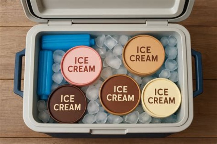Why is dry ice used to keep ice cream cold?
