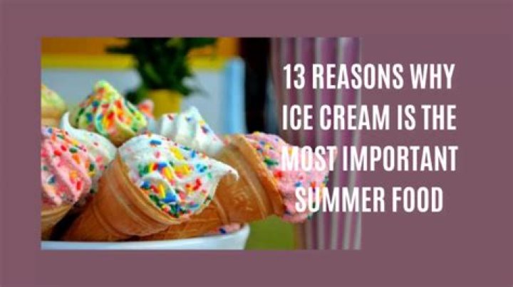 Why is ice cream an all time favorite of most people?